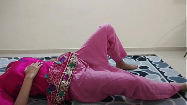 delivery boy watching inside my personal room door when I was enjoying myself and needed a big dick | Hindi sex with audio | Saarabhabhi6