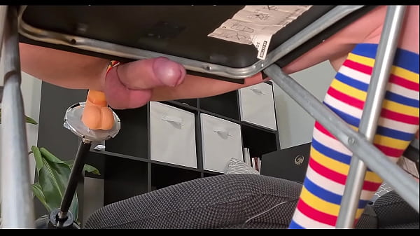 Fuck Machine makes Boy Squirt Huge No Hands CUMSHOT (Slow Motion)
