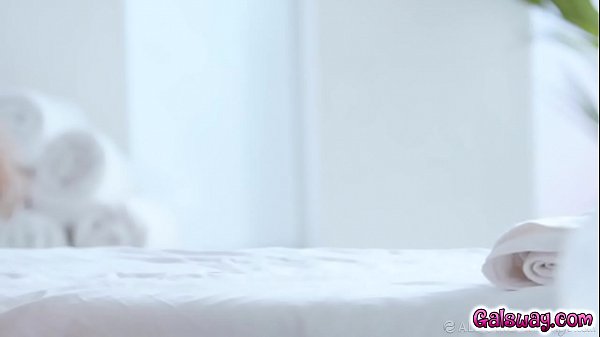 Jade Baker welcomes parlor owner Lena Paul with frontal massage