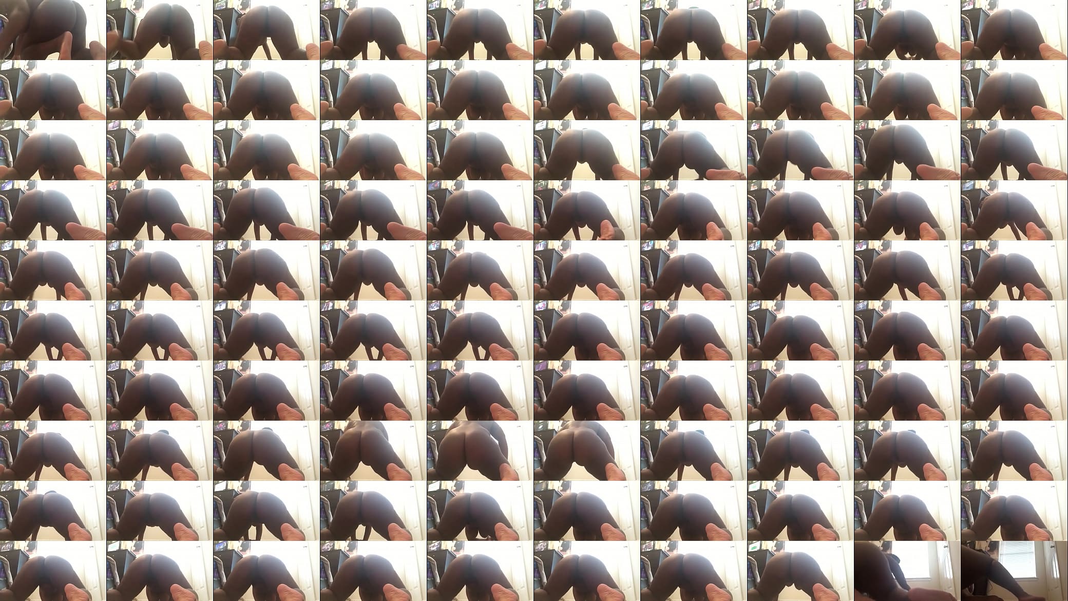 Ebony Hoe Shaking Ass in Her Dorm! 预览图