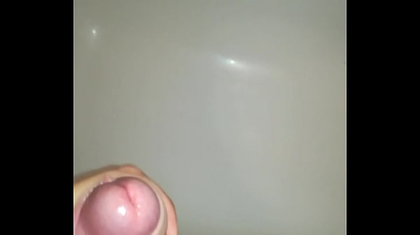 Masturbation closeup solo creamy penis