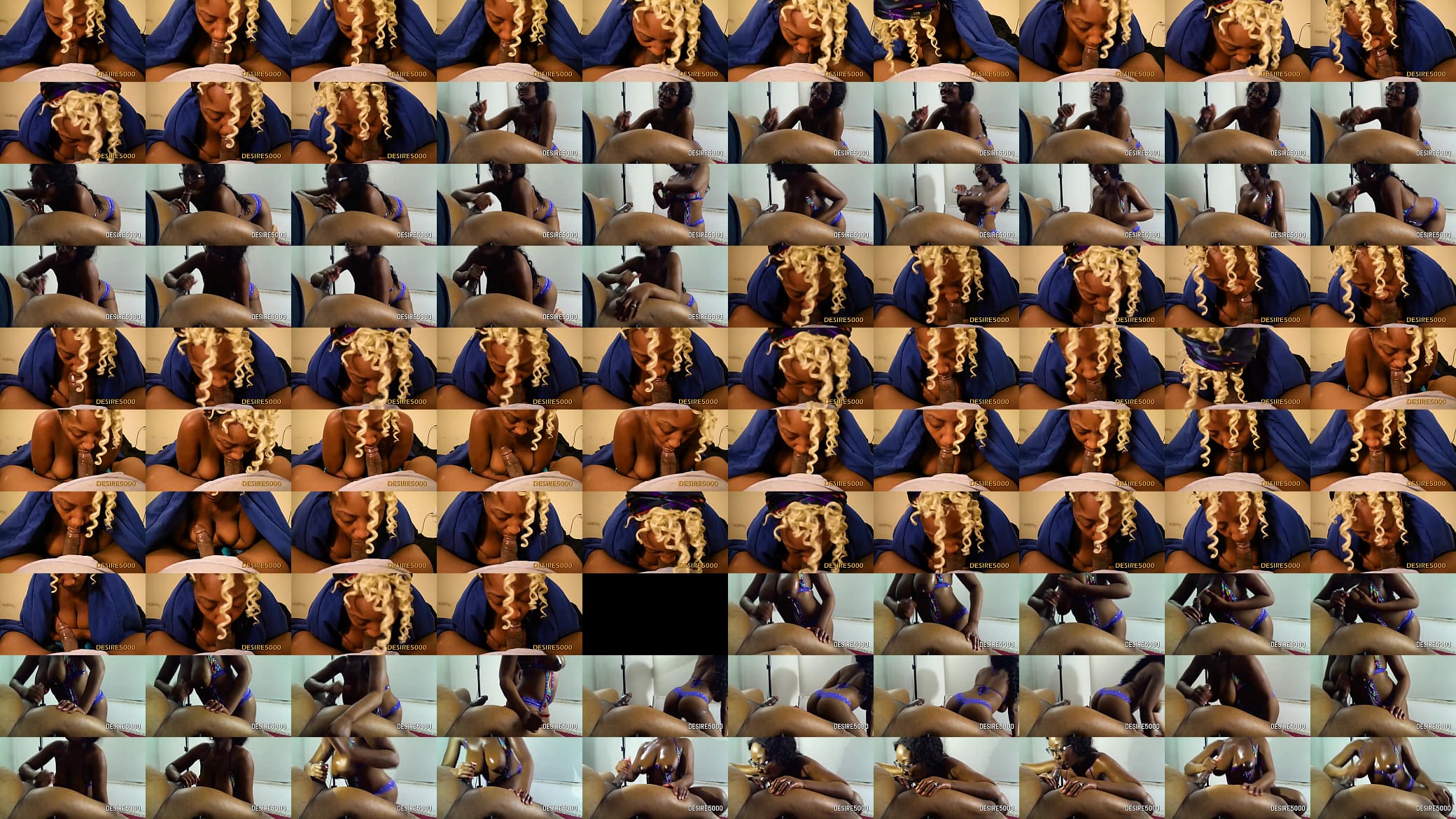 Black woman blowjob 预览图
