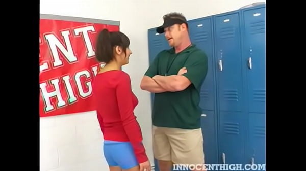 Beautiful Alan Leigh gets blasted with her coachs cum