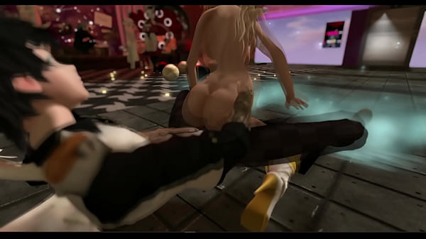 Falara getting fucked in the middle of Club - Second Life
