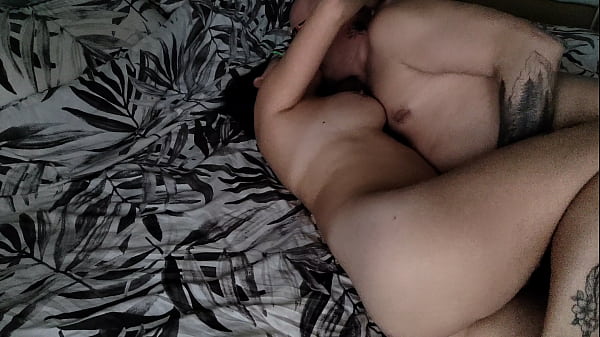 Sensual mutual masturbation. Wet pussy touching. Girl moaning