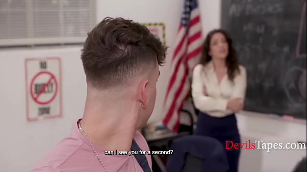She Shouldn't, But She Did (Teacher Lets Student Ass Fuck Her)