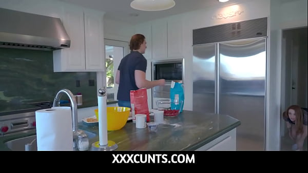 Lucky stud pummmeling Madi Collins sweet pussy over the table