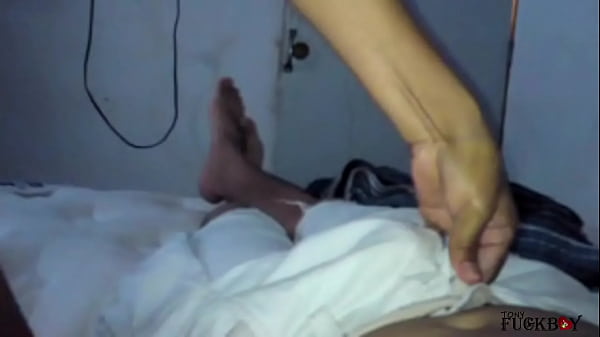 This is what happens when the husband goes to work but comes back because it's a holiday. Unfaithful babe: SHE LIKES IT IN THE ASS and goes into her friend's room to give him a sit-down.