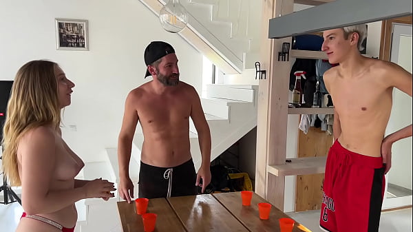 Stepfather won all their holes and cummed in their mouths