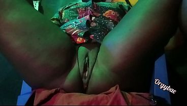 Watch how wide and open my pussy looks after taking 5 giant BBC (solo masturbation)