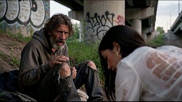 She Said She Wouldn't Let Him Help... Then He Had Her Doggy by the River Full | AI Generated