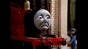 James Having Difficulty Enduring the "Freight Cars"