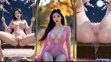 Download Video - ai generated anime style korean failgrace