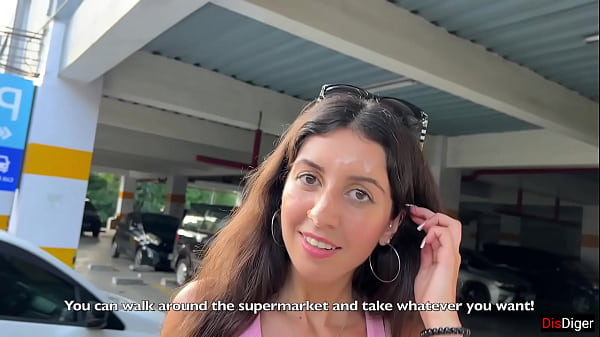 I'll buy a girl whatever she wants if she walks around the supermarket with cum on her face - Cumwalk