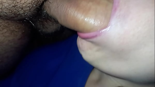 Naughty couple sucking husband's hot dick, too hot