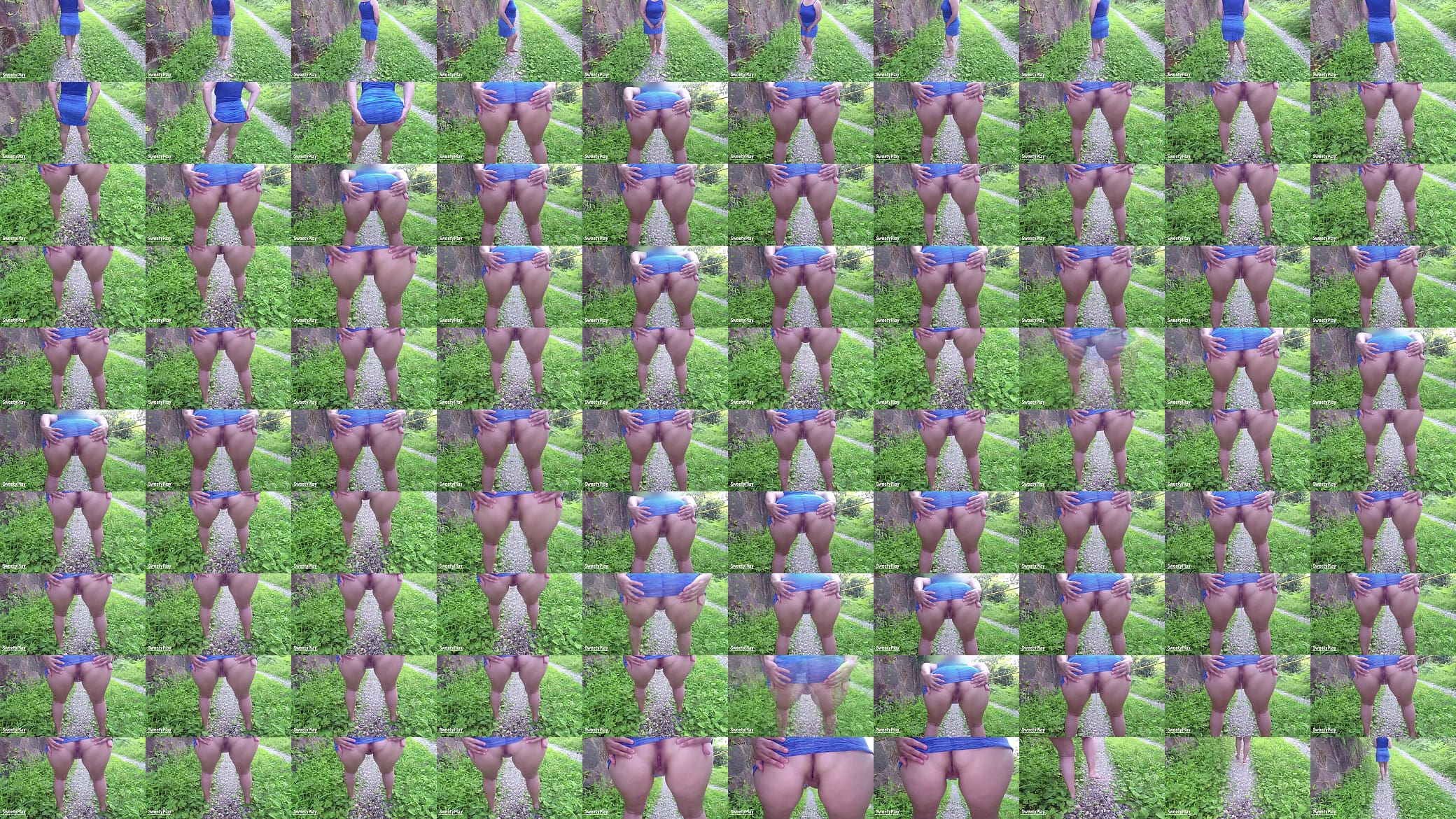 Hot pee desperation outdoors walking 预览图