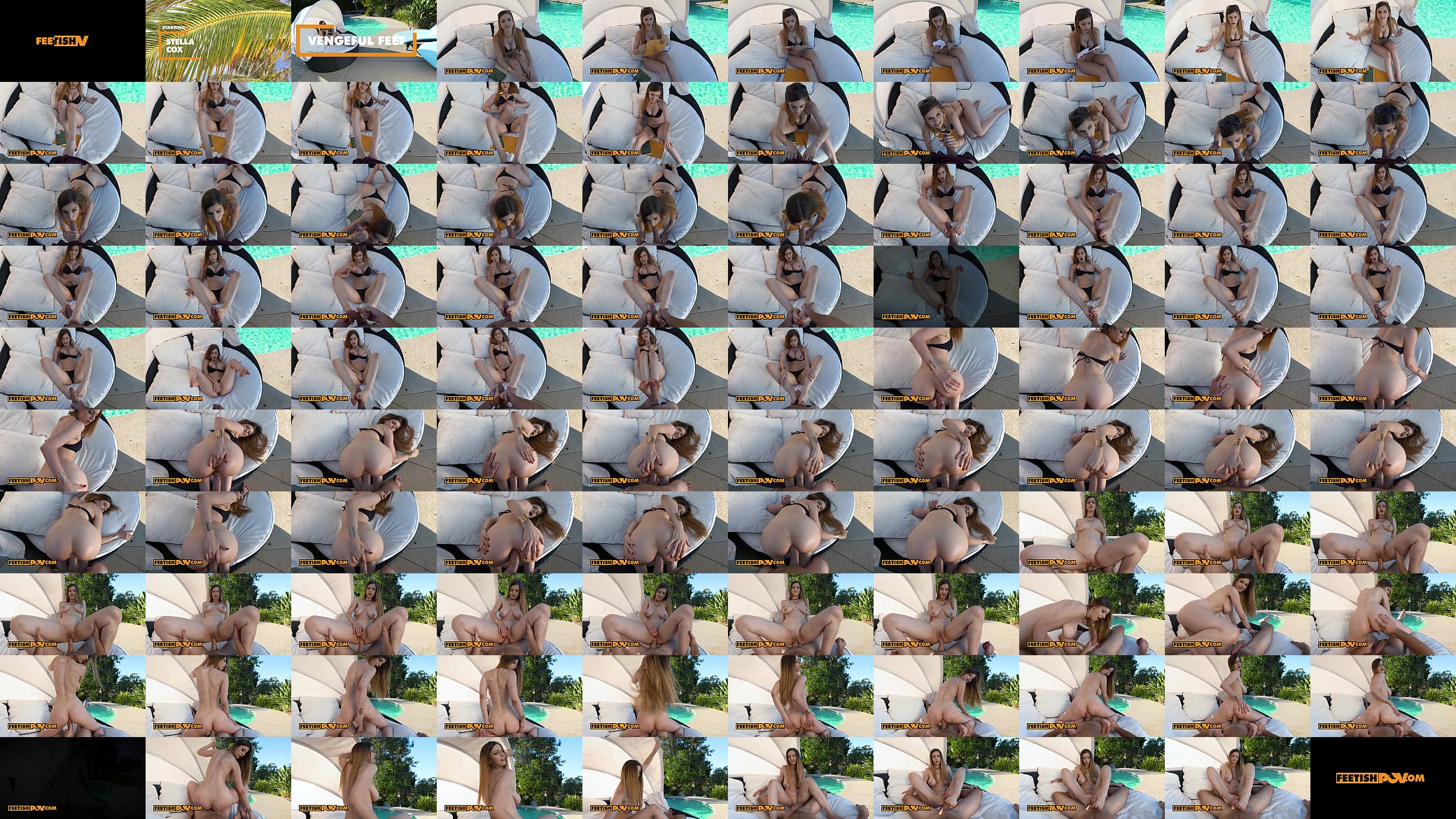 Outdoor fetish fuck and foot job with Stella Cox 预览图