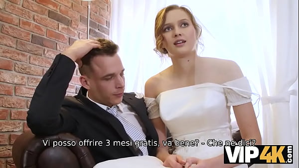 VIP4K. The married couple decide to sell the bride's pussy at a good price