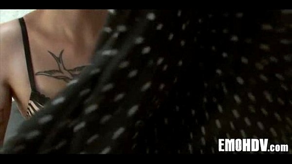 Emo babe with tats 138