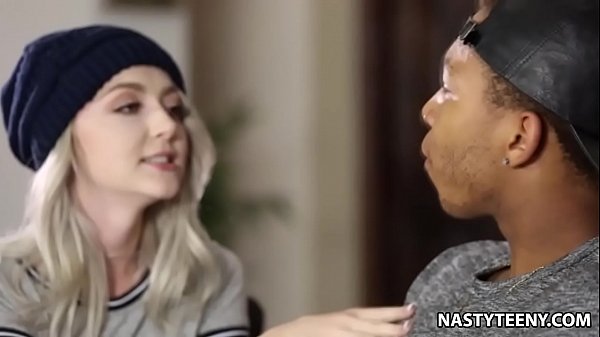 Black monster cock instead of study! - Iris Rose and Ricky Johnson