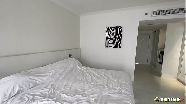 JohnTronX - Sweet Thai babe in a flowery dress lets be fuck and creampie her