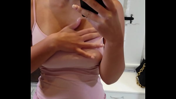Mia Piper (aka Hazel Grace) masturbates in front of mirror