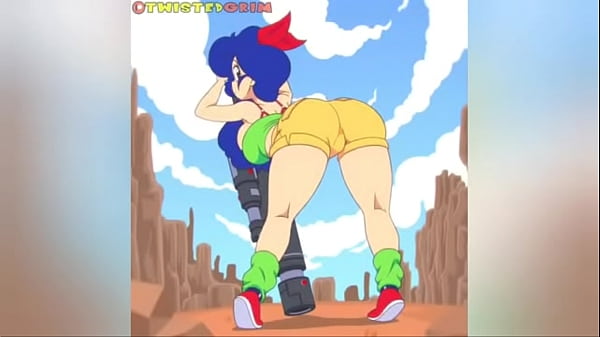 blue haired girl