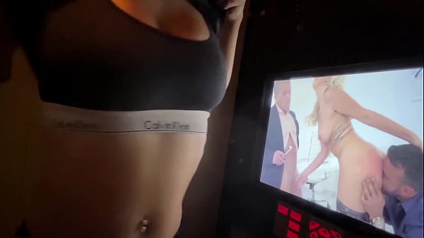 Gloryhole Sex and Cum Walk