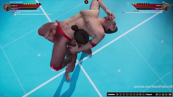 Master Ken Baiter VS Gia (Naked Fighter 3D)