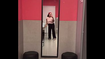 Public Bathroom Gassy Girl Tries to Hold It But Farts Loudly