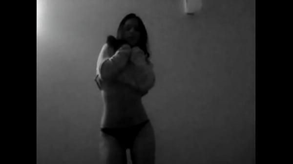fresh 18 year old teen strip dances to music