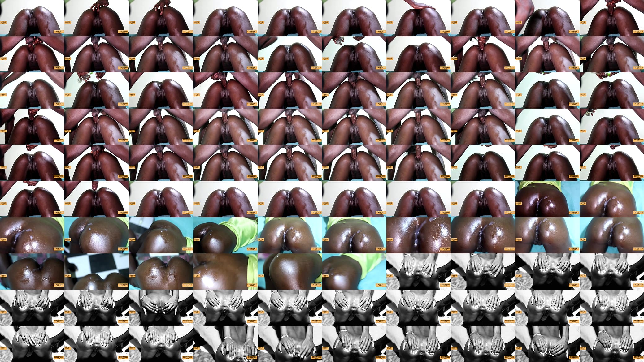 Horny Ebony Ass Hole Gaped With Bbc 预览图