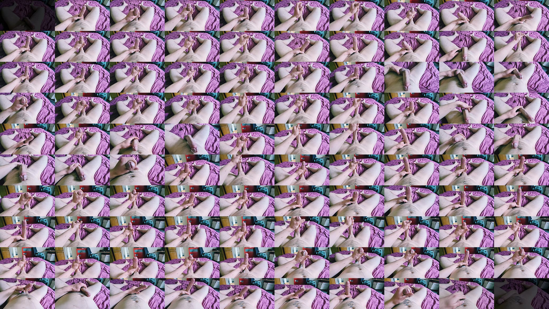 Wet masturbation and big ejaculation with my long cock 预览图