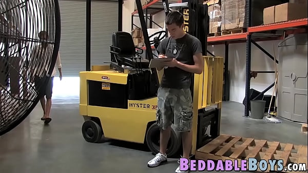 Download Video - Skinny twink Jesse Jacobs ass drilled raw in the warehouse