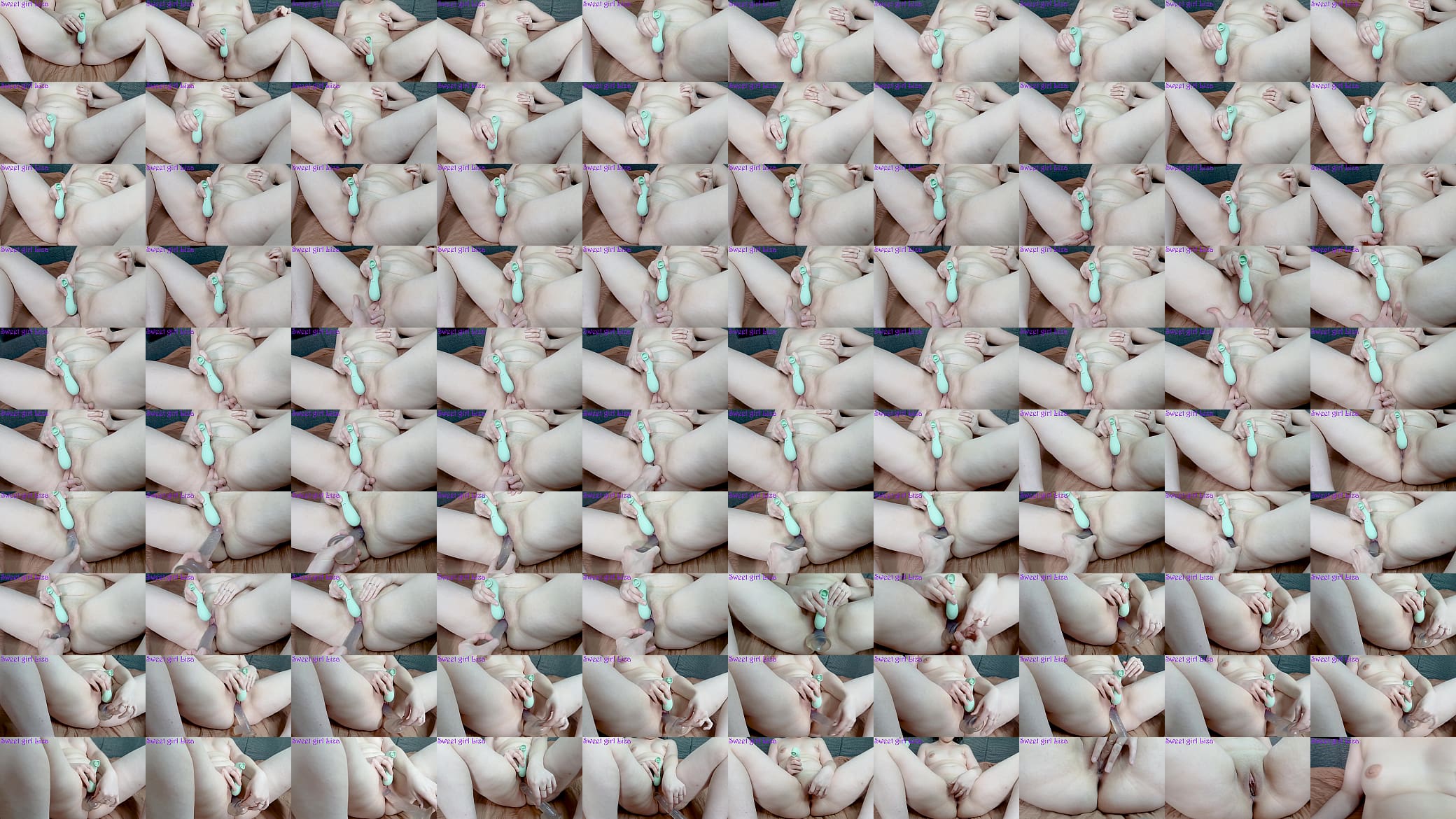 cute girl Lisa brings herself to orgasm with toys 预览图