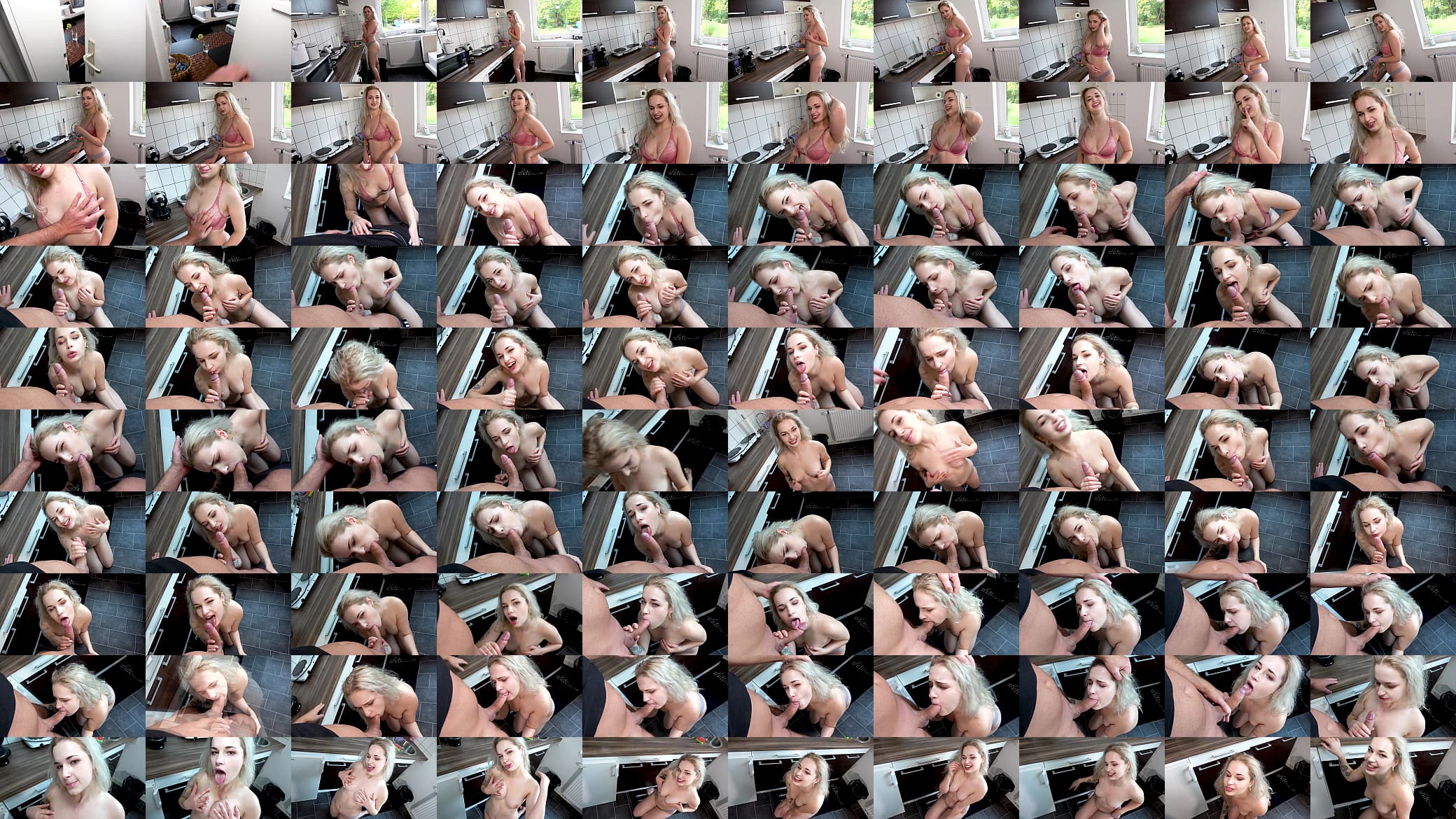 JANA 18 KANN SCHON BLASEN deutsches blondes Teen gibt Blowjob f&uuml;r Nachbar 预览图