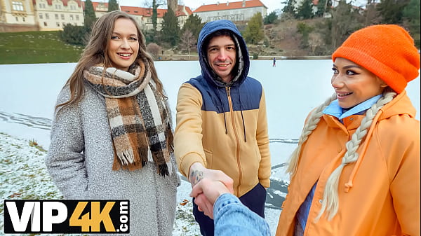 Download Video - SWAP4K&period; A Sunday walk ended up as having a hot girl with in our bed&comma; it was her first threesome