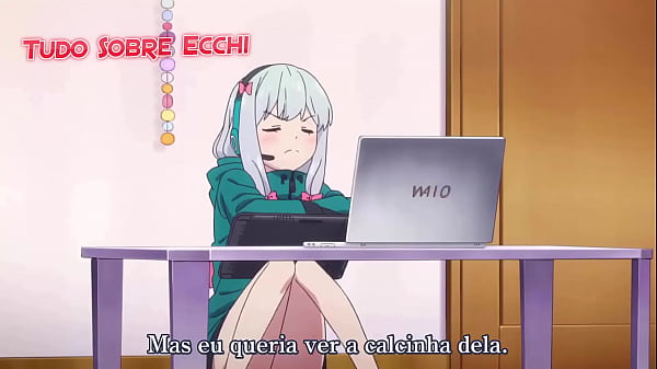 Mostrando a buceta pra amiga virtual (Eromanga Sensei)