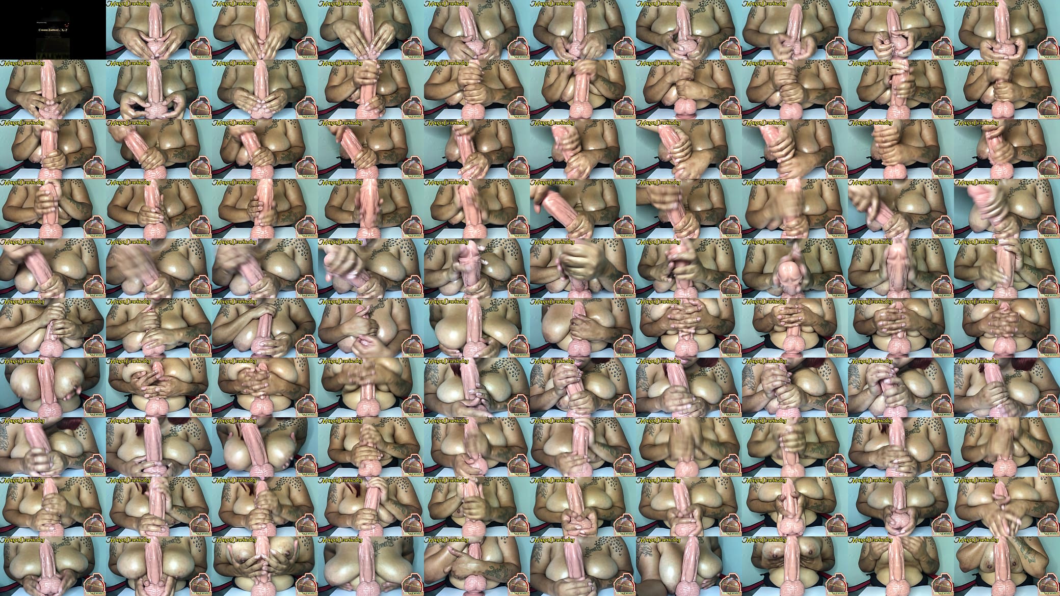 Tits Out Stroking On A Monster Cock {Purchase Full Vid} 预览图