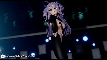 Ibuki Sexy Dance - Hayase Yuuka | Blue Archive MMD R-18 Ecchi Hentai
