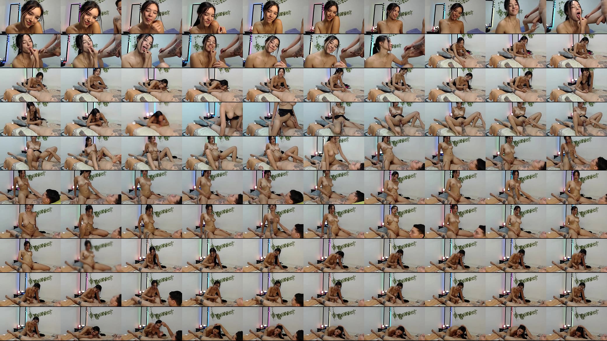 Look how she enjoys riding my cock 预览图
