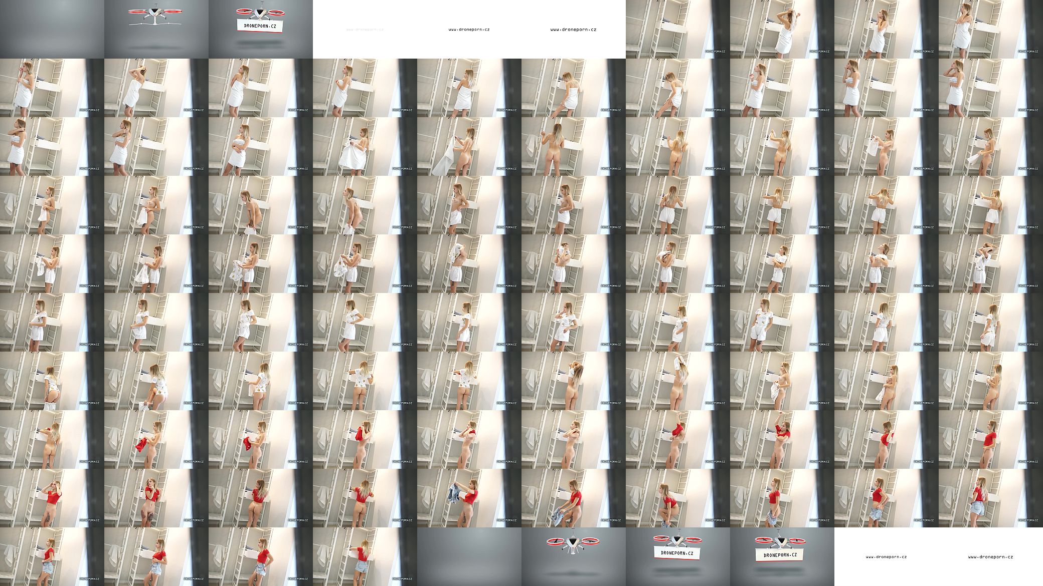 Blonde teen Monika at home 预览图