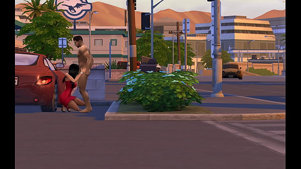 Bella Goth Public BlowJob (Sims 4)