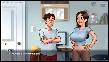 PUSSY EATING! His Stepsister Jenny has a Squirting Orgasm in His mouth! - Summertime Saga 26 By DarkCookie