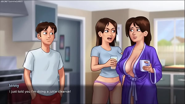 Download Video - Busty Stepmom Loves Show Him Her Huge Breast - Summertime Saga New Version By Kompas Productions