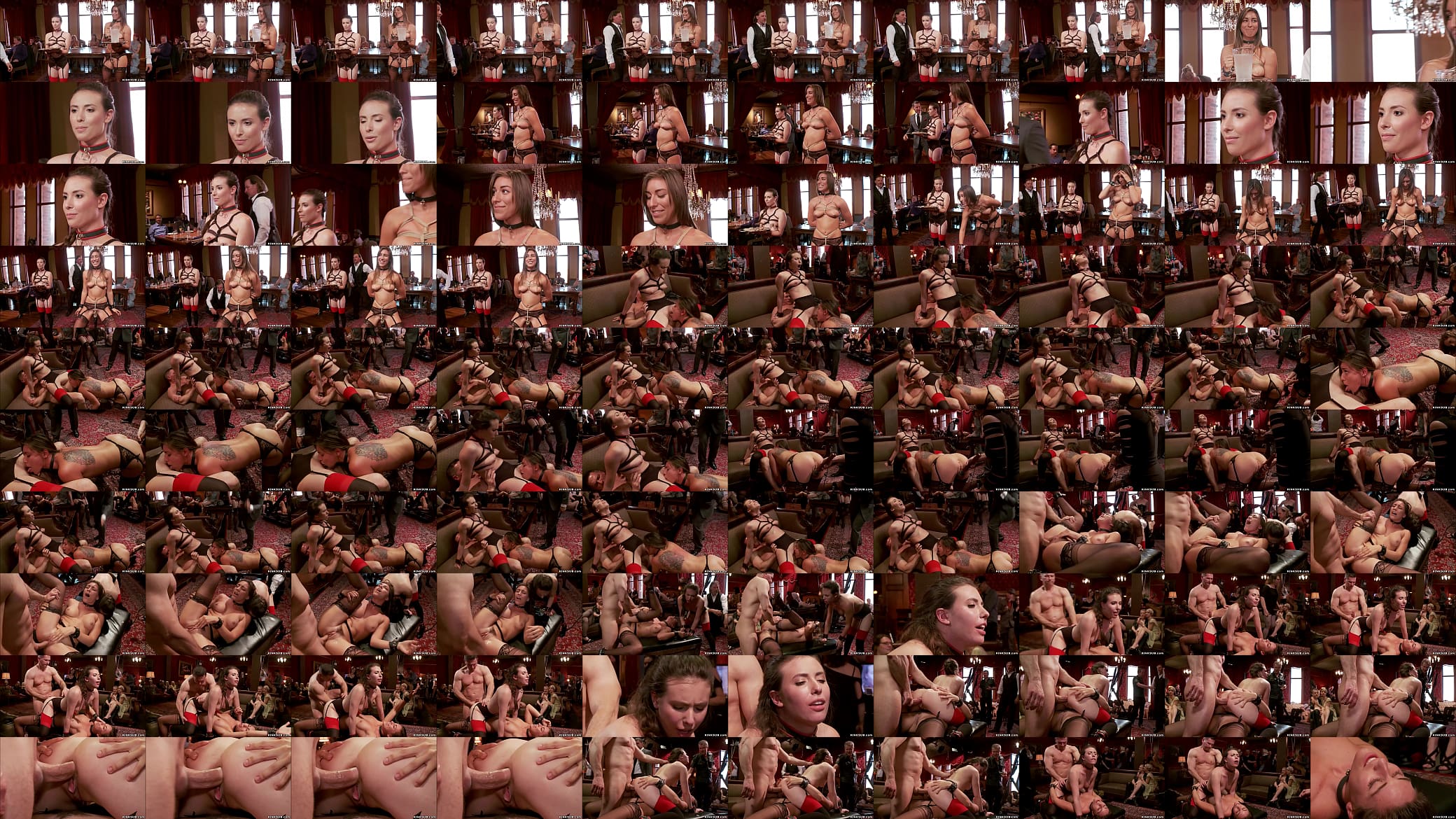 Hot slaves anal fucked bdsm party 预览图