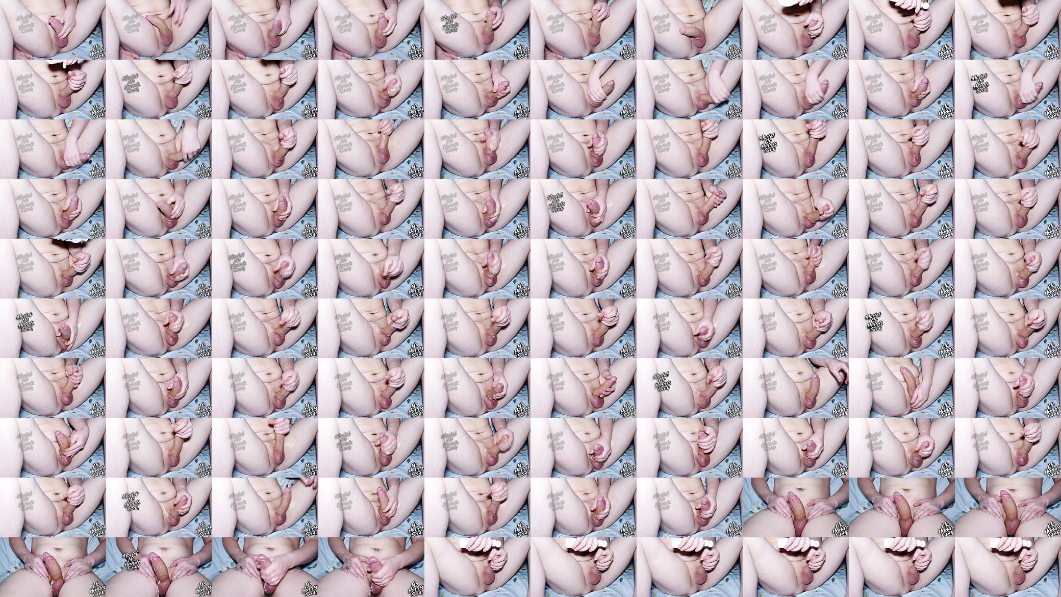Close-Up Of A Big Fat Cock In Oil Masturbation, Ejaculation Orgasm Without The Help Of Hands 预览图