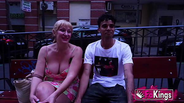 49 years old mature Victoria Vera is crazy for young guys... And she finds one at FAKings!