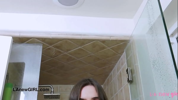 Gorgeous Czech model took a shower