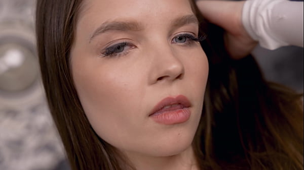 First DAP for pretty face teen Polly Doll (Total Humiliation & Lots of Facials)